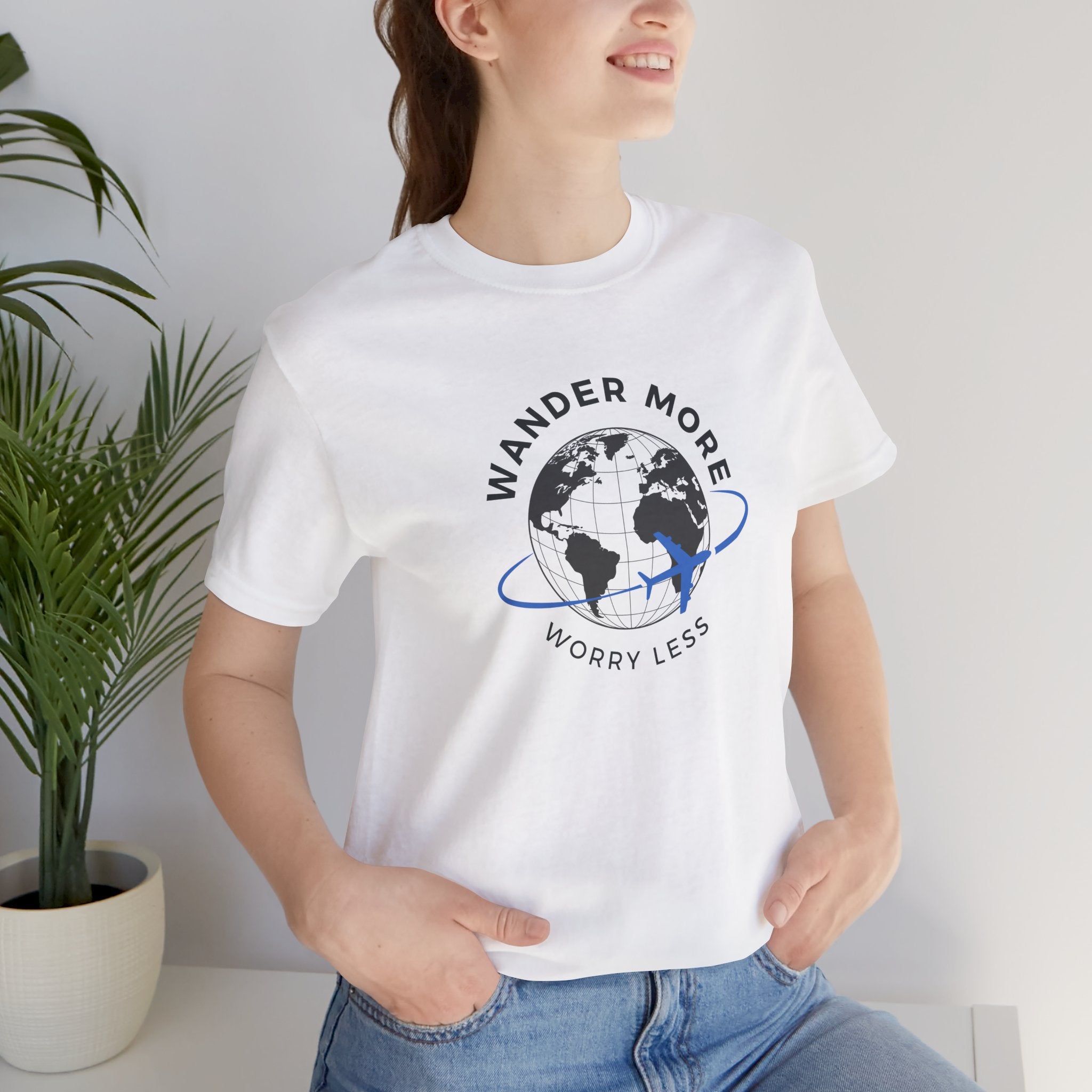 Wander More, Worry Less Tee