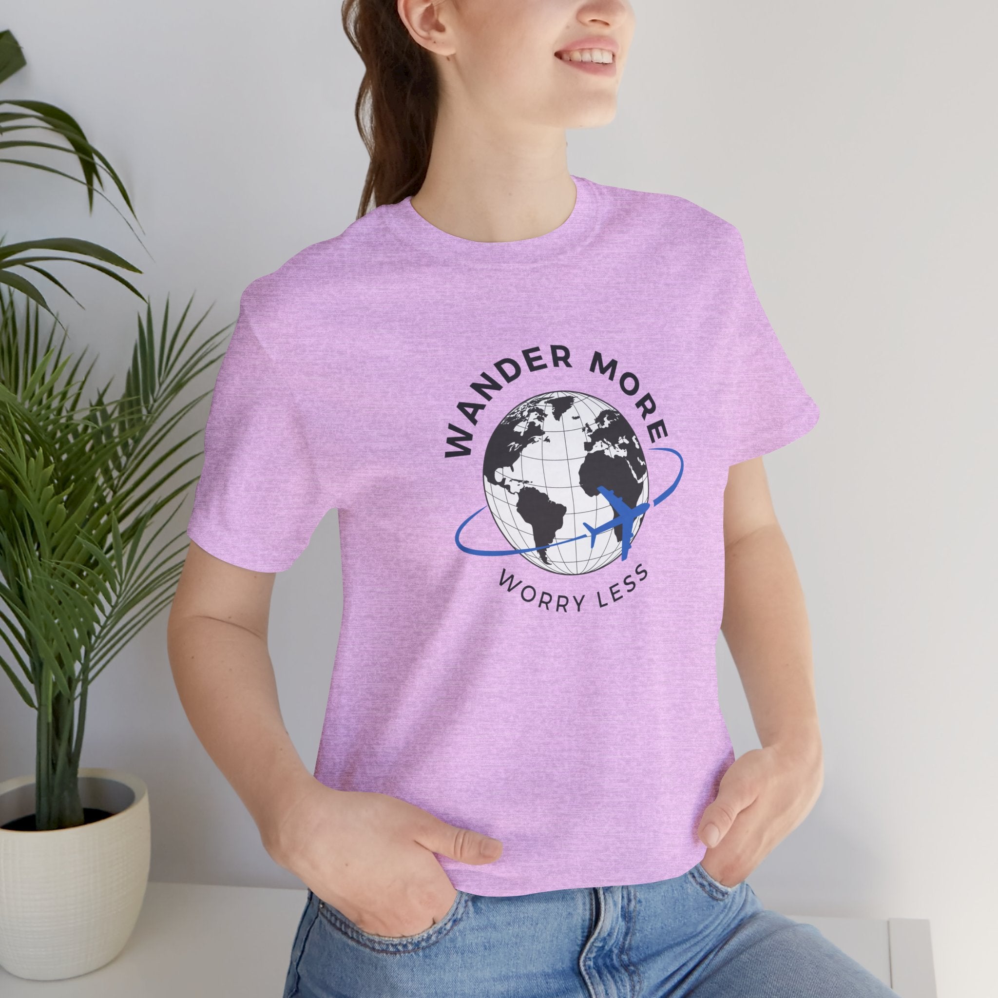 Wander More, Worry Less Tee