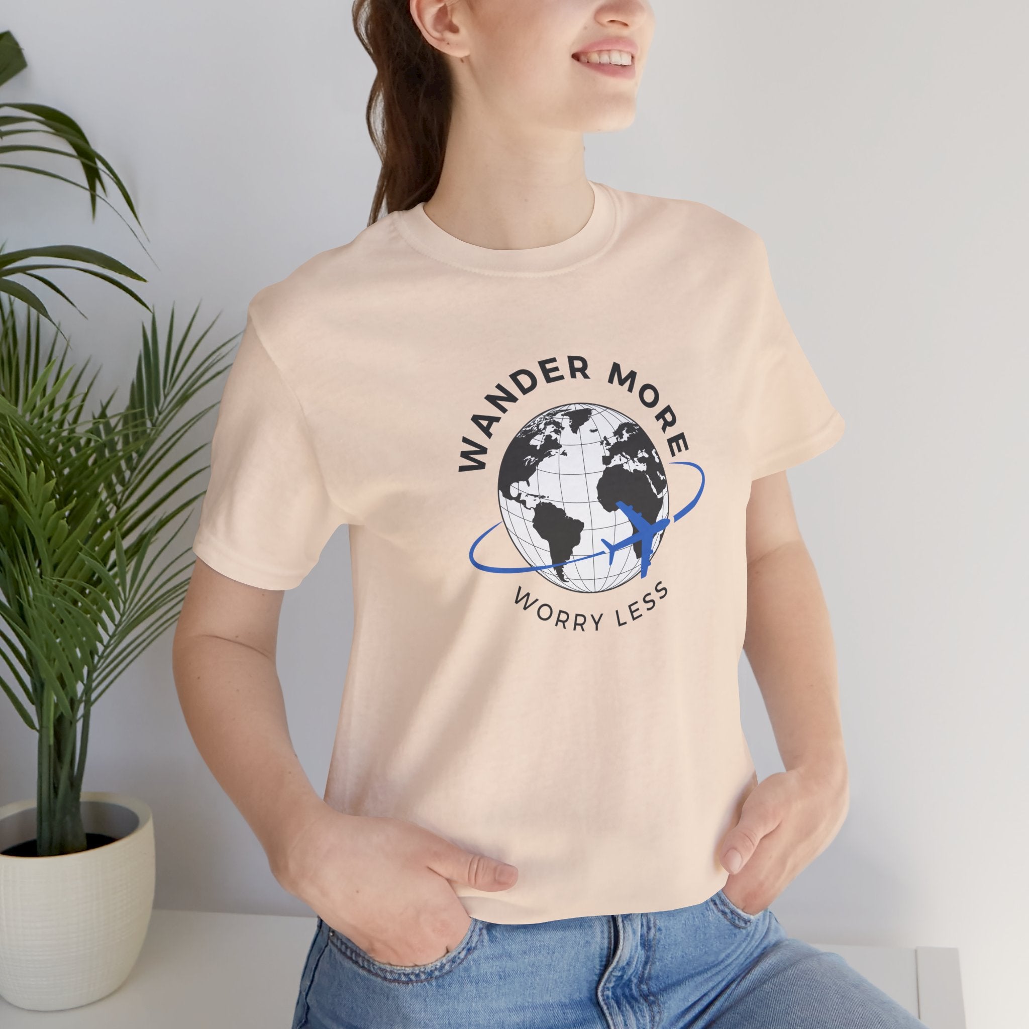 Wander More, Worry Less Tee