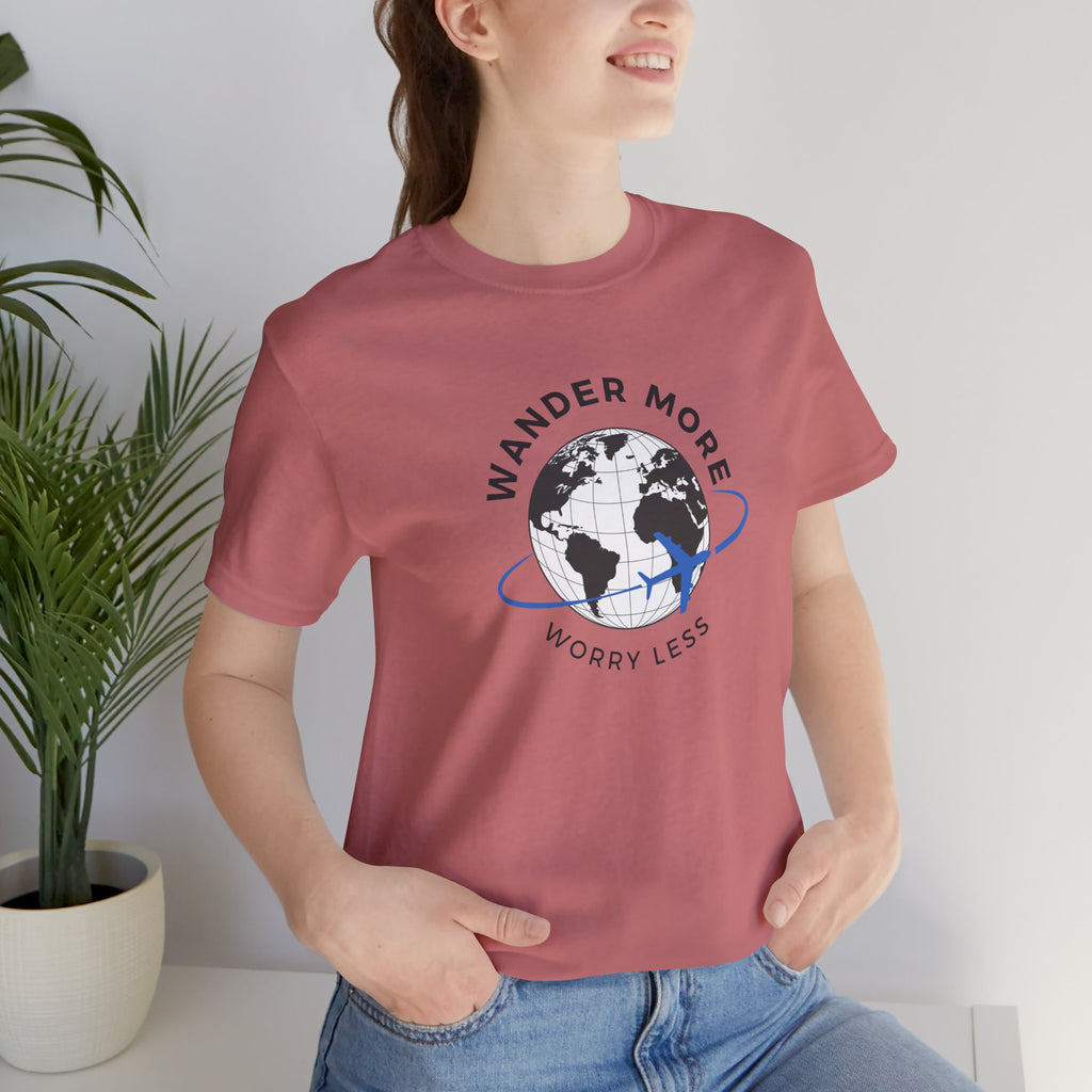 Wander More, Worry Less Tee