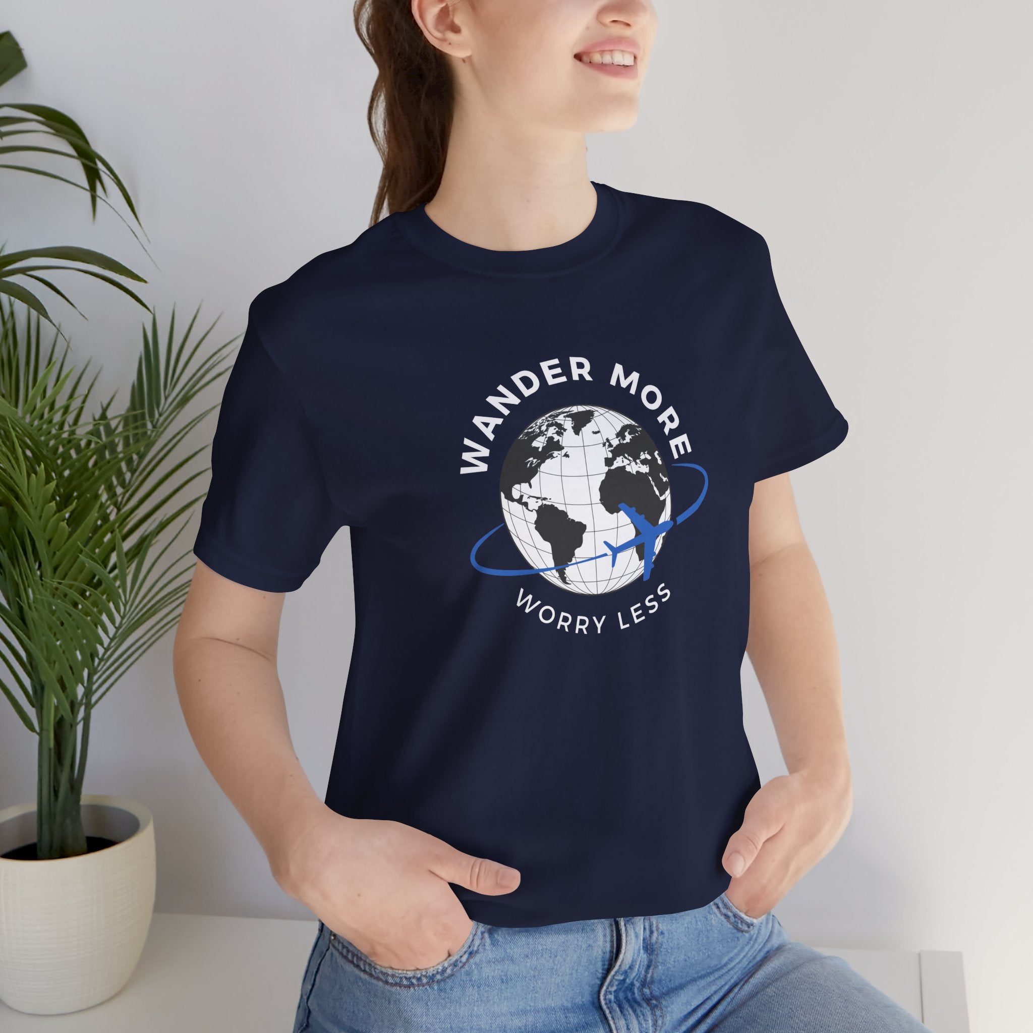 Wander More, Worry Less Tee